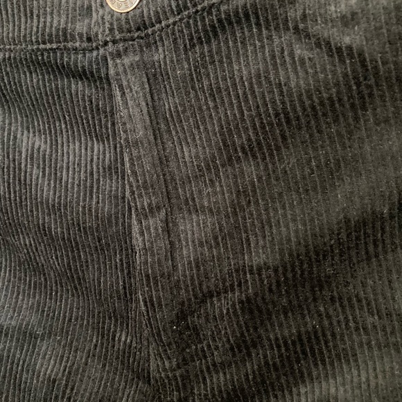 Corduroy pants, black, size large - Picture 2 of 3